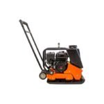 BravePro Forward Plate Compactor | 20 In. | Rubber Mat, Tank, and Wheel Kit | Honda GX160 - working-component detail