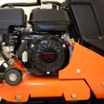 BravePro Forward Plate Compactor | 20 In. | Rubber Mat, Tank, and Wheel Kit | Honda GX160 - working-component detail