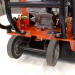 BravePro Forward Plate Compactor | 20 In. | Rubber Mat, Tank, and Wheel Kit | Honda GX160 - working-component detail