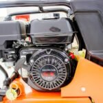 BravePro Forward Plate Compactor | 16 In. | Rubber Mat, Tank, and Wheel Kit | Honda GX160 - working-component detail