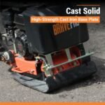 BravePro Forward Plate Compactor | 16 In. | Tank and Wheel Kit | Honda GX160 - working-component detail
