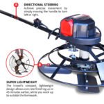 30" Battery-Powered Portable Power Trowel with 18ft Bull Float Handle - Image 9