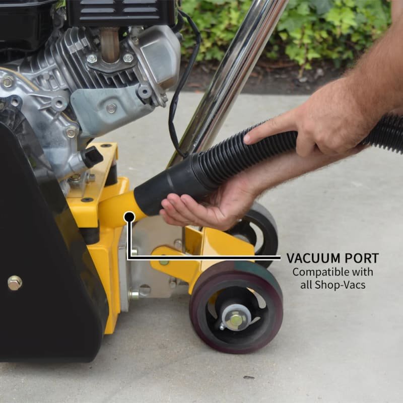 8" Gas Concrete Scarifier Planer Grinder with 5.5 HP Honda Engine Blade Bundle - Image 3