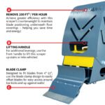 Electric Floor Scraper Vinyl Stripper Carpet Wood Floor Remover - Image 5