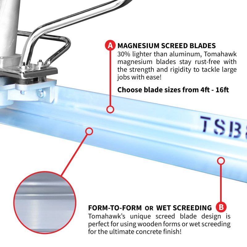 Honda Concrete Finishing Bundle with Magnesium Screed Blade Float and Honda Vibrator with 10" Whip W/ Free Vibration Impact Ironclad Gloves - Image 12