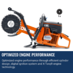 Husqvarna K760 Cut-n-Break II - Gas + FREE EL35 CnB Diamond Blades + Ironclad Gloves - Image 2