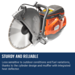 Husqvarna K970 Concrete Saw - Gas - Image 3