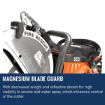 Husqvarna K970 Rescue Saw 14" - Gas - working-component detail