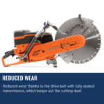 Husqvarna K1270 Disc Cutter 16" - Gas - Image 7