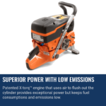 Husqvarna K1270 Rail Saw Powerhead - Gas - Image 2