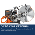 Husqvarna K970 SmartGuard Concrete Saw - Gas - Image 2