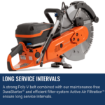 Husqvarna K970 SmartGuard Concrete Saw - Gas - Image 3