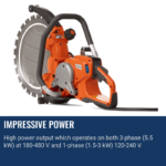 Husqvarna Power Cutter K7000 Ring 14″ - Electric - Image 2