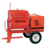 10 Cu Ft Mortar/Plaster Mixer Baldor Electric Motor | Highway Towable