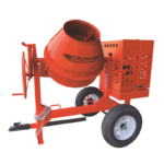 6 Cu Ft Concrete Mixer | Crown | Steel Drum | Honda Gas | Towable