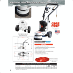 Concrete Surface Grinder - Core Prep CPG80E - Single Head - 8" - Image 5