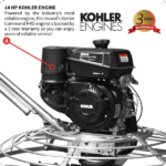 Power Trowel - 46" - Kohler 14Hp - 120 Rpm - Image 3
