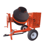 9 Cu Ft Cement Mixer | Crown | Poly-Drum | Baldor Electric | Towable