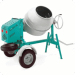 Imer Concrete Mixer - Workman II 250 - 9 Cu Ft Steel Drum - Honda Gas - 5.5 HP
