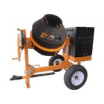9 Cu Ft Concrete Mixer | Brave | Poly Drum | Honda Gas | Towable