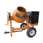 7 Cu Ft Concrete Mixer | Brave | Steel Drum | Honda Gas | Towable