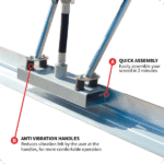 Tomahawk Power Concrete Screed Three Aluminum Blade Bundle (Choose 3 Boards) - detail view 8