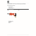 Core Bore Drill 6" - Hydraulic 13 GPM Max - Hand-Held - Image 2