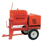 6 Cu Ft Towable Mortar Mixer | Honda Gas 5.5HP | Steel Drum