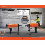 Core Bore Drill 3"-6" - 16AMP|1PH - Hand-Held
