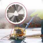 Soft Cut Concrete Saw – 6" Blade, 1 3/16" Depth, 3.5HP Engine - detail view 6
