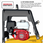 Reversible Plate Compactor - Honda GX200 - 6.5 HP - 7,000 lbs/ft_ - detail view 5