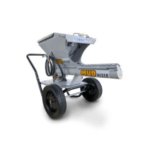 The Ultimate MudMixer Evolution Bundle + 1,200 lbs FREE Quikrete! - mixer side view