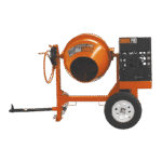 9 Cu Ft Cement Mixer | Brave | Steel Drum | Honda Gas | Towable - Image 2