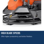 Husqvarna CRT 48 PS | Ride-On Trowel - working-component detail