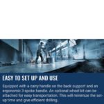 Husqvarna DS 900 | Core Drill Stand - Image 4