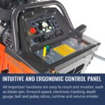 Husqvarna Floor Saw 5000 D | Walk-Behind Floor Saw - control panel detail