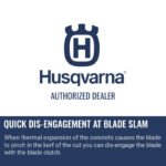 Husqvarna Floor Saw 5000 D | Walk-Behind Floor Saw - working-component detail