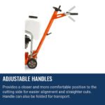 Husqvarna FS 309 | Walk-Behind Floor Saw - handle detail
