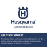 Husqvarna FS 413 | Walk-Behind Floor Saw - handle detail