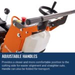 Husqvarna FS400LV | Walk-Behind Floor Saw - handle detail