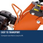Husqvarna FS400LV | Walk-Behind Floor Saw - transport configuration