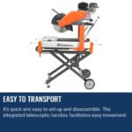 Husqvarna MS 360G | Portable Masonry Saw - transport configuration
