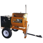 Brave Mortar Mixer | 6 Cu. Ft. Steel Drum | Honda GX239 Gas
