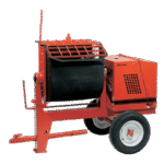 6 Cu Ft Mortar/Plaster Mixer | Poly-Drum | Baldor Electric Motor | Highway Towable