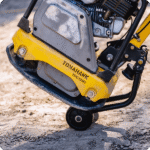 Reversible Plate Compactor - Honda GX160 - 5.5 HP - 3,500 lbs/ft_ W/ Free Vibration Impact Ironclad Gloves - Image 11