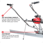 Tomahawk PRO Series Honda Concrete Power Screed Three Magnesium Blade Bundle (Choose 3 Boards) - detail view 5