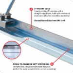 Tomahawk Power Concrete Screed Three Aluminum Blade Bundle (Choose 3 Boards) - detail view 7