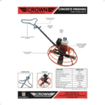 Crown Equipment Power Trowel - 36" Walk Behind - Honda - detail view 2