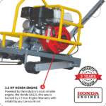 Soft Cut Concrete Saw – 6" Blade, 1 3/16" Depth, 3.5HP Engine - detail view 2