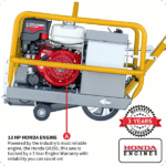Soft Cut Concrete Saw - 13 HP - 1.5" Depth - 10" Blade - Image 7